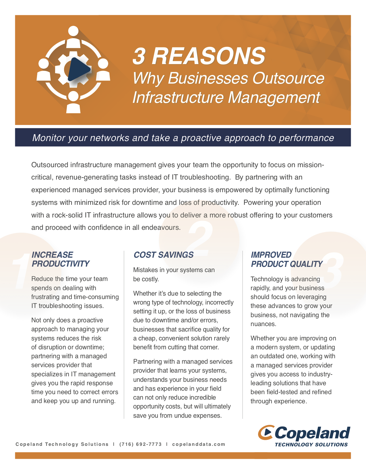 list of reasons why businesses outsource infrastructure management